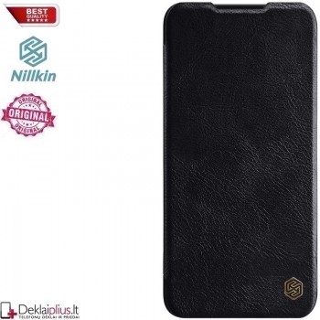 Odinis Nillkin qin serijos dėklas - juodas (MI 9 LITE) Odinis Nillkin qin serijos dėklas - juodas (MI 9 LITE)